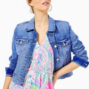 Lilly Pulitzer Jean jacket never worn